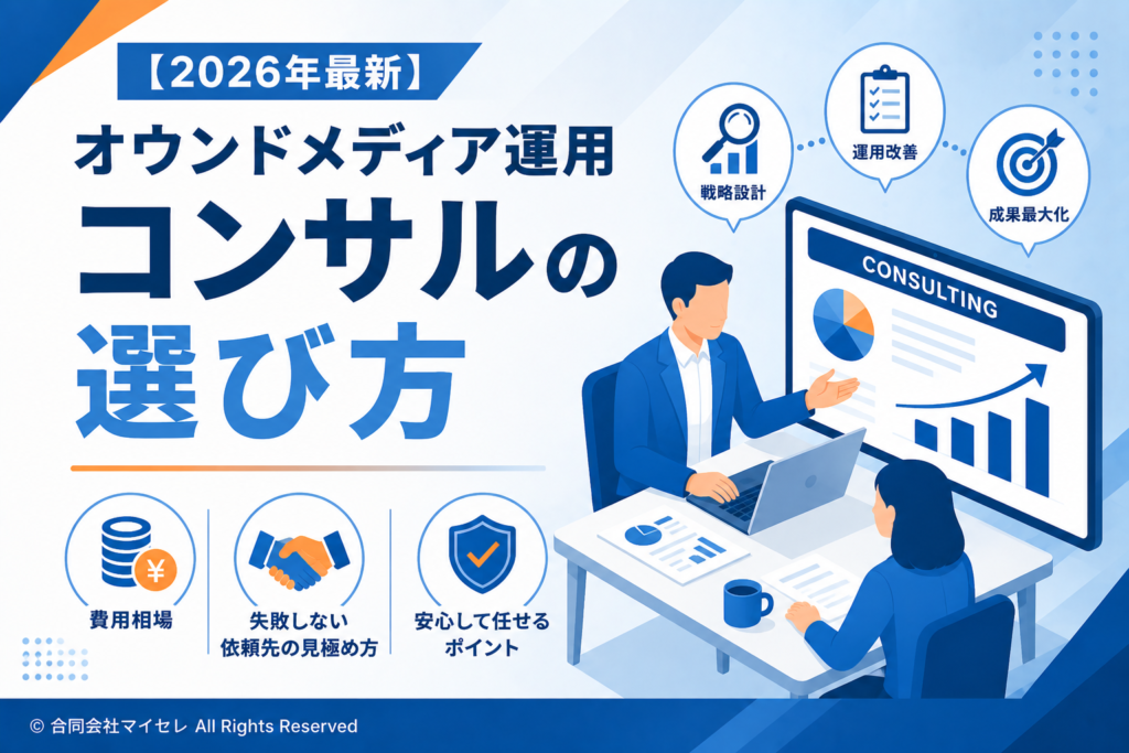 オウンドメディア運用　コンサル